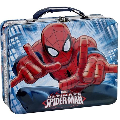 spiderman metal tin lunch box amazon|spider-man boys lunch box.